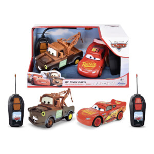 RC auta Blesk McQueen a Burák Twin Pack 1:32, 14 cm, 1kan