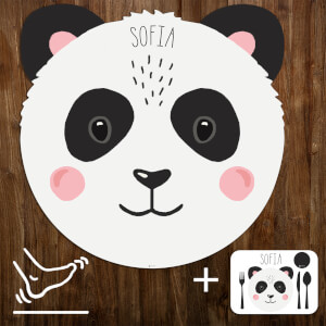 Hrací podložka pro miminko - Černobílá panda