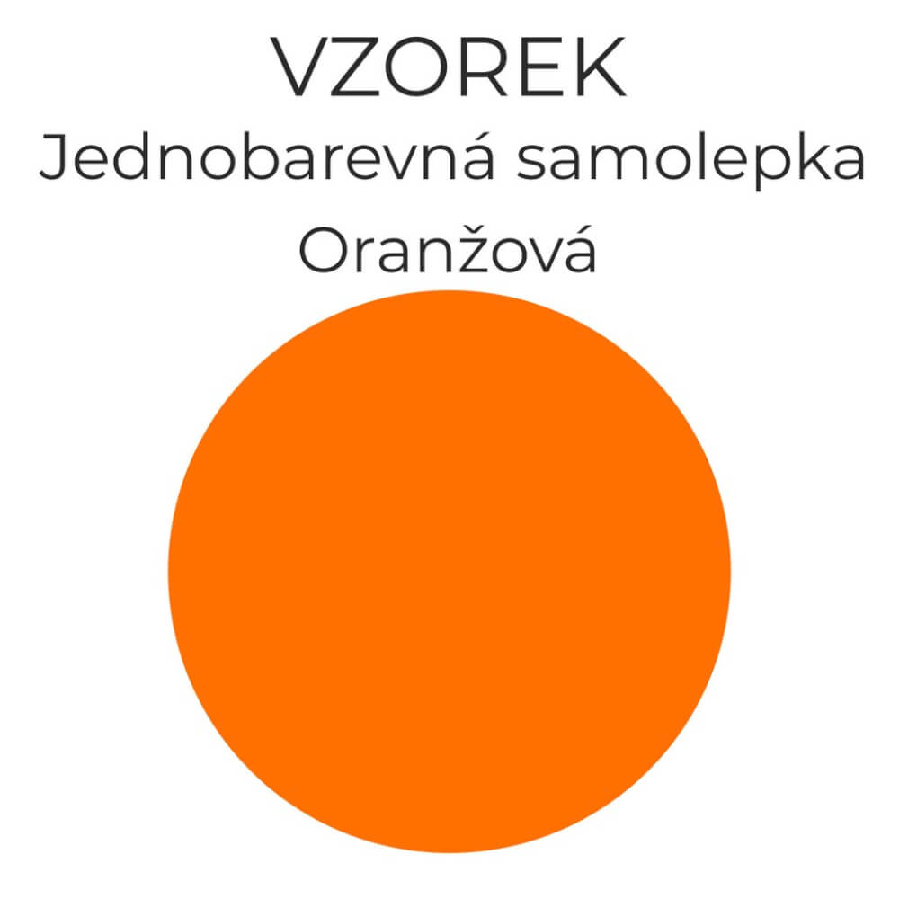 Vzorek 3215 - Oranžová